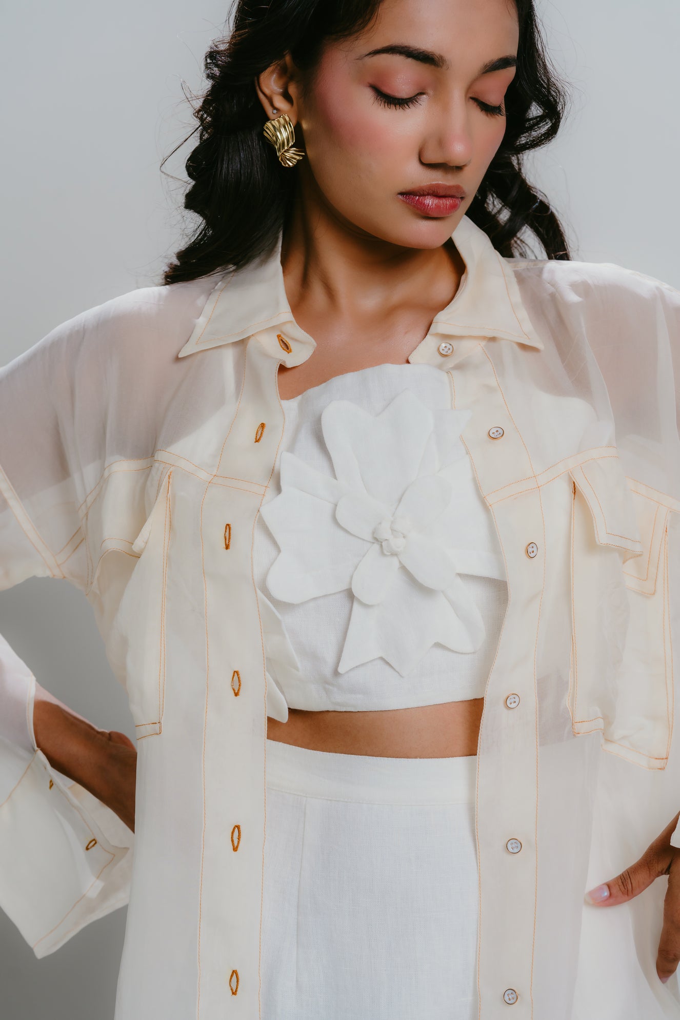 Sheer cover-up to elevate any outfit